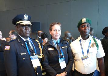 IG Patrick Sudue, Ireland Police Commander and Chief of Traffic Alphonso Binda