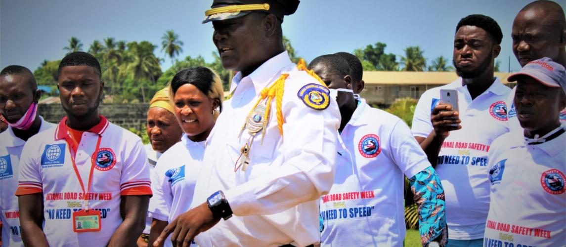 Liberia National Police Trained Driving School Assocation Members  